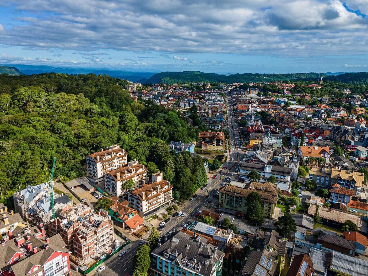 Flores Da Montanha 103B - Apto Borges De Medeiros Gramado 600 Metros Rua Coberta Zewnętrze zdjęcie