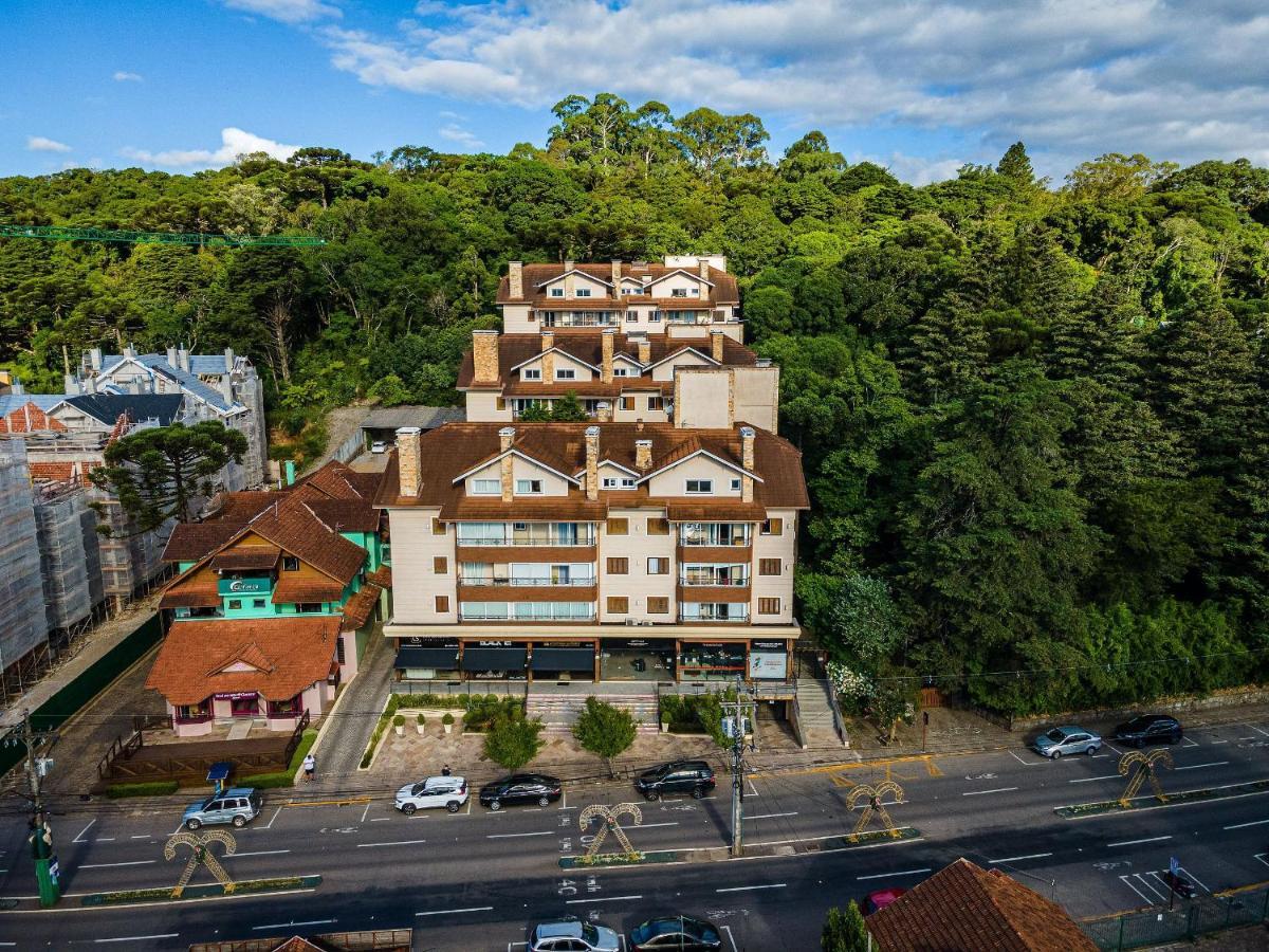 Flores Da Montanha 103B - Apto Borges De Medeiros Gramado 600 Metros Rua Coberta Zewnętrze zdjęcie
