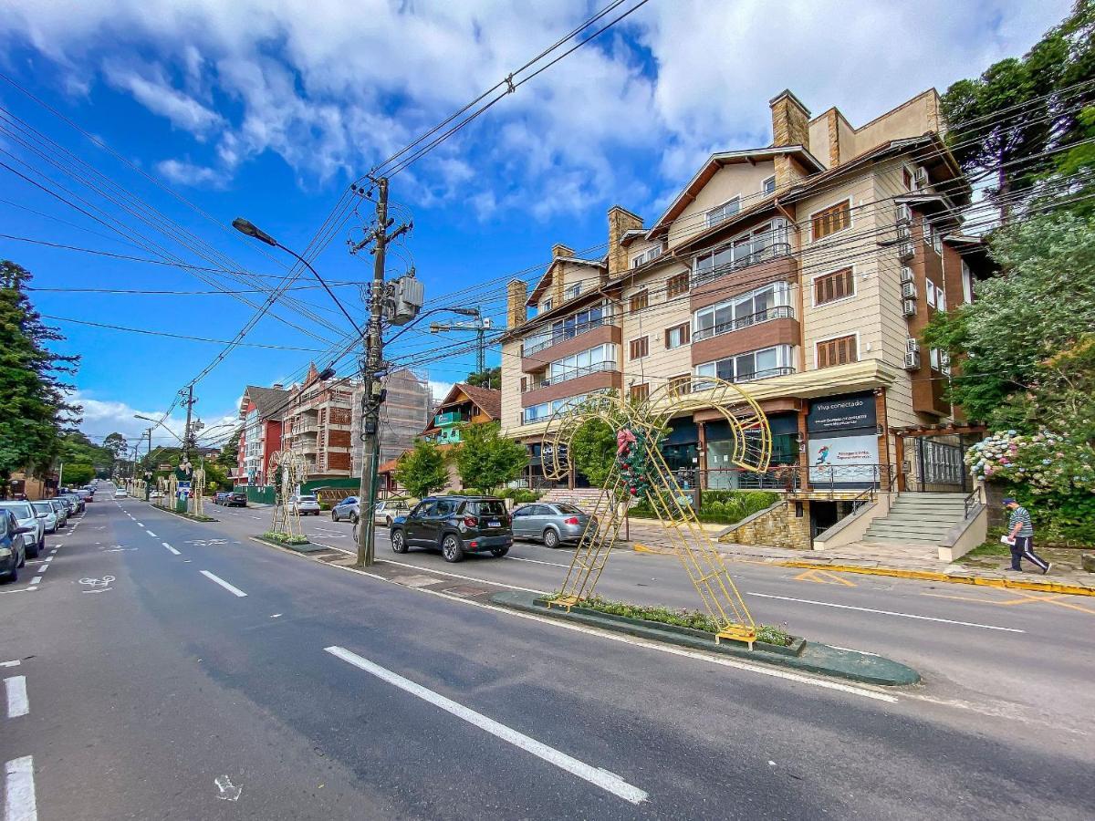 Flores Da Montanha 103B - Apto Borges De Medeiros Gramado 600 Metros Rua Coberta Zewnętrze zdjęcie